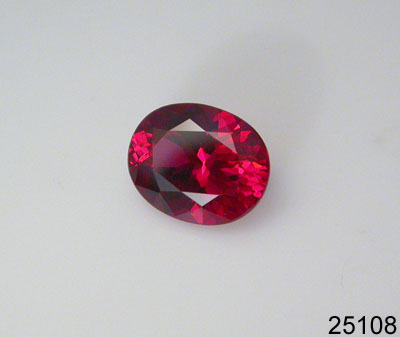 Red Ruby Gemstones: faceted lab grown created rubies - synthetic gems ...